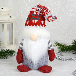 Новогоднее украшение Гном 13x8x29 см / B119 /уп 100/ - Галеонтрейд фото 3