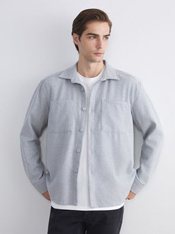 Cep Detayl? Uzun Kollu G?mlek