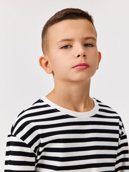 ACOOLA / Джемпер детский Nerl черно-белый