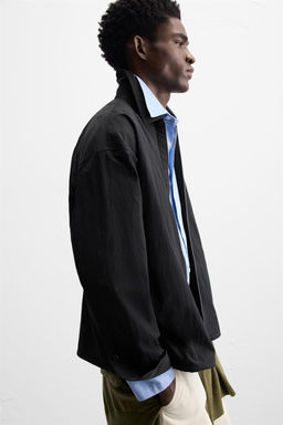 TECHNICAL OVERSHIRT WITH ZIP - Zara фото 13