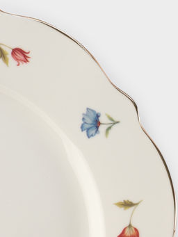 Тарелка WY Flowers song, d=20 см, фарфор, белая