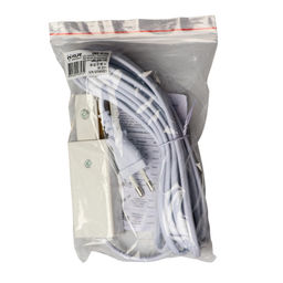 UBX-Q122 G02 WHITE 1 POLYBAG Ввод питания для шинопровода типа G с проводом 3м и с вилкой. Однофазный. Белый. ТМ Volpe