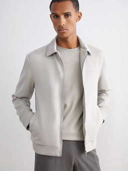 Slim Fit G?mlek Yaka S?et Erkek Ceket