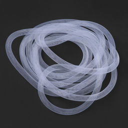 Бижутерная сетка-рукав, 10мм, 5м, цвет белый - Queen fair фото 2