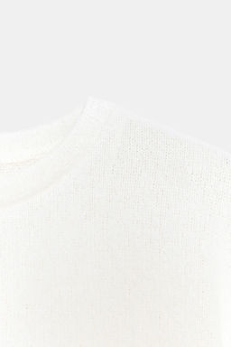 TOP R?STICO MANGA CORTA / Crudo - Zara фото 8