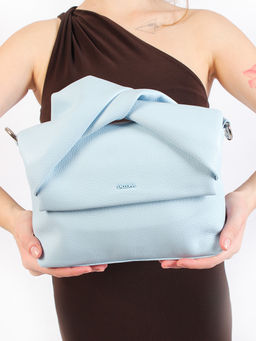 LACCOMA сумка Молли-Y2005-голубой эко кожа хлопок фото 7