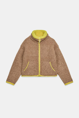 CONTRASTING TRIM CARDIGAN - Zara фото 7