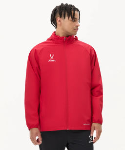 Куртка ветрозащитная JOGEL PREMIER PerFormPROOF FZ Rain Jacket, красный  фото 7