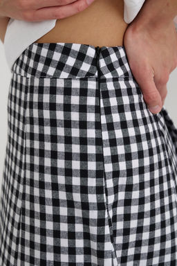 Юбка SKRT2534_BW Checkers/Черный, белый
