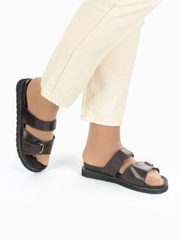 08-K25-P BLACK Сандалии женские (натуральная кожа) - Фабричный китай фото 2