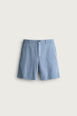 BERMUDA LAVADA REGULAR FIT / Azul claro - Zara фото 7