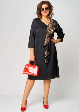 Платье EVA GRANT 7200Л принт леопард