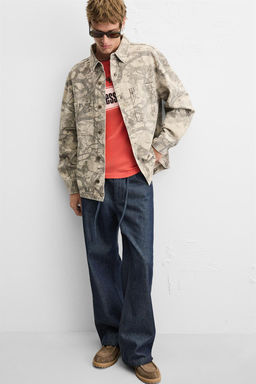 ABSTRACT PRINT OVERSHIRT - Zara фото 6