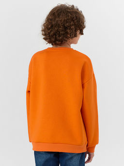 Свитшот для мальчиков оранжевый - Mark formelle фото 2