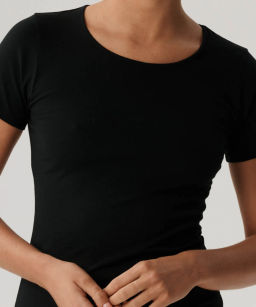 ATLANTIC BLV-199 Футболка Basic черный  фото 3