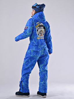 Женский зимний сноубордический комбинезон Alpha Endless 222/220518-2_012 Голубой  фото 9