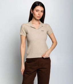 Футболка #КТ933 (3), бежевый