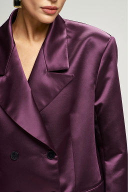 Жакет атласный Plum