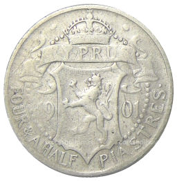 4 1/2 пиастра 1901 года Британский Кипр