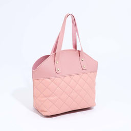 Сумка тоут на застёжке, цвет розовый - Simaland фото 2