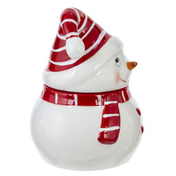 Емкость для сыпучих продуктов "Снеговик", 350 мл, L10 W10 H15 см