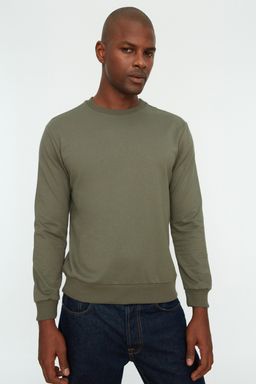 TRENDYOL MAN Haki Regular/Normal Kesim Uzun Kollu Sweatshirt TMNAW20SW0164 - Trendyolmilla фото 29