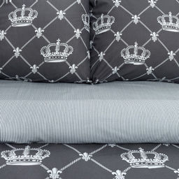 Постельное бельё Этель дуэт Crown 143х215 см - 2 шт, 240*220 см, 70х70 см -2 шт, бязь фото 4