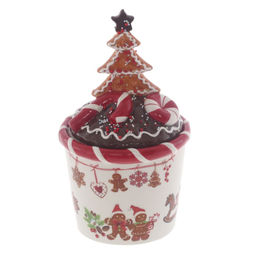 Конфетница "Пряничное настроение", 700 мл, L13 W13 H23 см