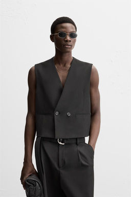 BOXY FIT WAISTCOAT - Zara фото 2