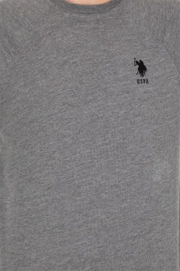 Мужская антрацит Melanj Basic Whothirt Неожиданная скидка в корзине - U.s. polo assn фото 6