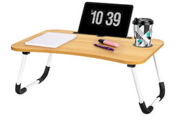 Складной столик для компьютера 60*40*28 см "Орех"