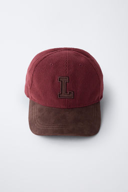 CORDUROY CAP WITH INITIAL - Zara фото 4