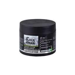 Витэкс BLАCK CLEAN Мыло-скраб для тела чёрное густое, 300 мл
