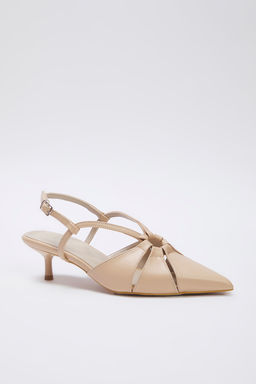 Trendyol Shoes Nude Cut Out Detayl? Arkas? Bantl? Kad?n Kitten Topuklu Ayakkab? TAKSS25TO00080 - Trendyolmilla фото 12