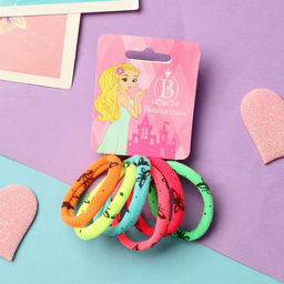 Цена за 6 шт. Резинки для волос «Спорт», набор 6 шт., бабочки