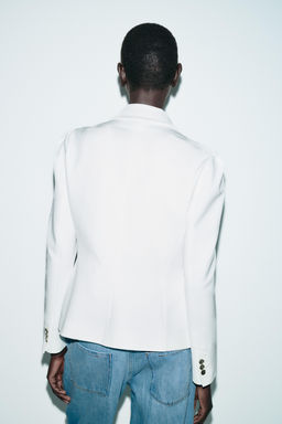 TAILORED BLAZER WITH PRONOUNCED SHOULDERS - Zara фото 6