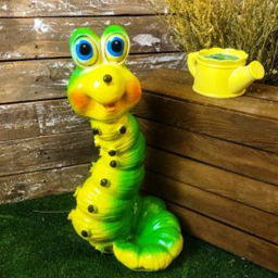 Фигура из гипса "Гусеница" 50см