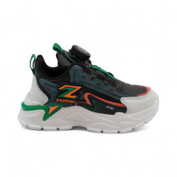 Кроссовки В7010-6 черно зеленые - Sport фото 2
