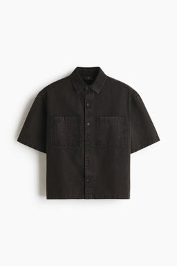 Camisa en lona de algod?n Relaxed Fit