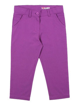 CRB wear/CK 7T103 Брюки для девочки, темно-лиловый/Ex.Cherubino  фото 3