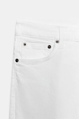 JEANS ZW COLLECTION CROPPED FLARE TIRO MEDIO / Blanco - Zara фото 7