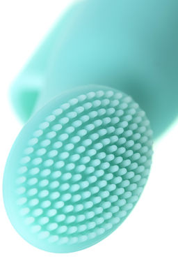 Вибронасадка на палец для клиторальной стимуляции JOS BLISS, силикон, голубая, 9 см  фото 8