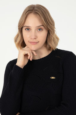 Женский темно-синий свитер - U.s. polo assn фото 2