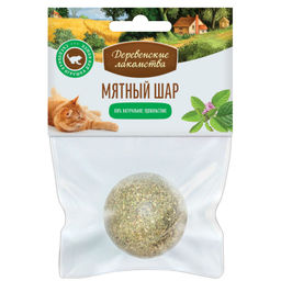 Игрушка-лакомство для кошек мятный шар