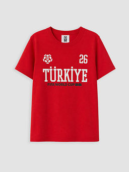 F?fa 2026 Bask?l? Erkek ?ocuk ?ortlu Tak?m