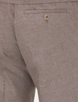 A__k Kahverengi Slim Fit Tak_m Elbise
