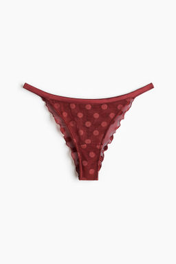 Mesh Brazilian tanga briefs