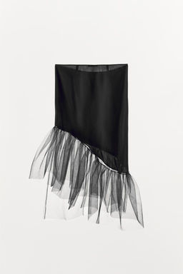 ASYMMETRIC TULLE SKIRT - Zara фото 7