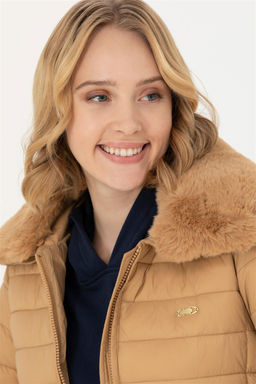 Женское песочное пальто Неожиданная скидка в корзине - U.s. polo assn фото 2