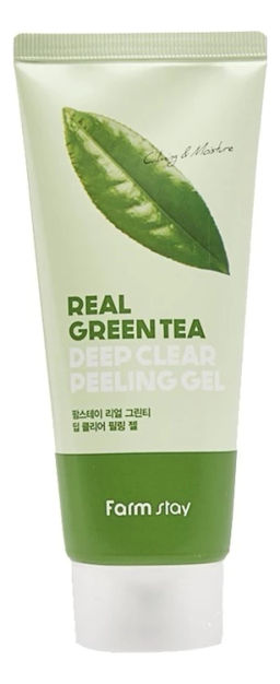 FS Real Green Tea Deep Clear Peeling Gel, 100ml - Пилинг-скатка с экстрактом зеленого чая